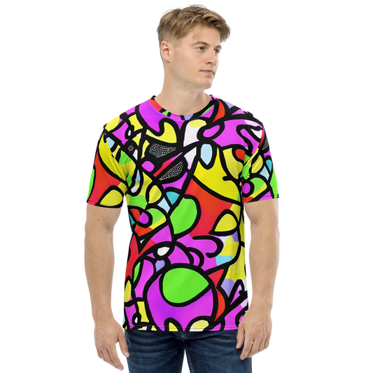 Men's Crew Neck T-Shirt - Vivid Serenade