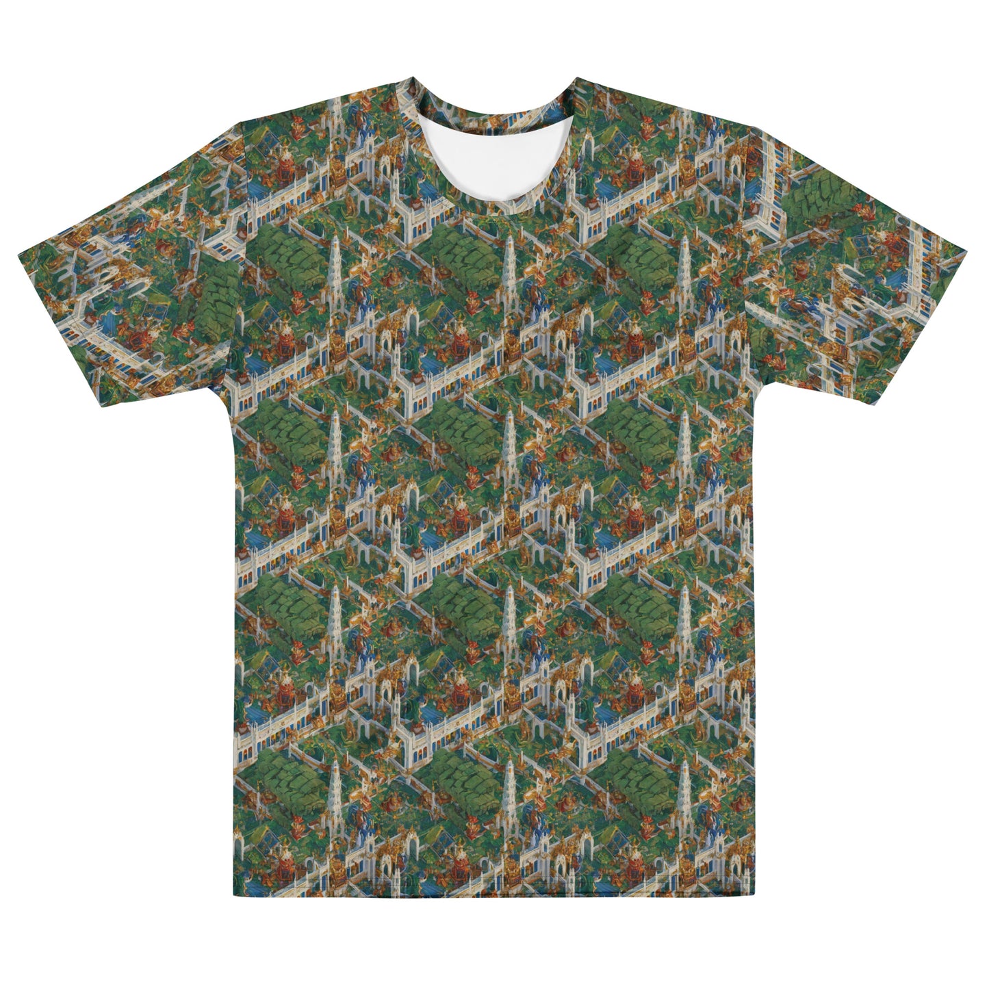 Men's Crew Neck T-Shirt - Emerald Dynasty