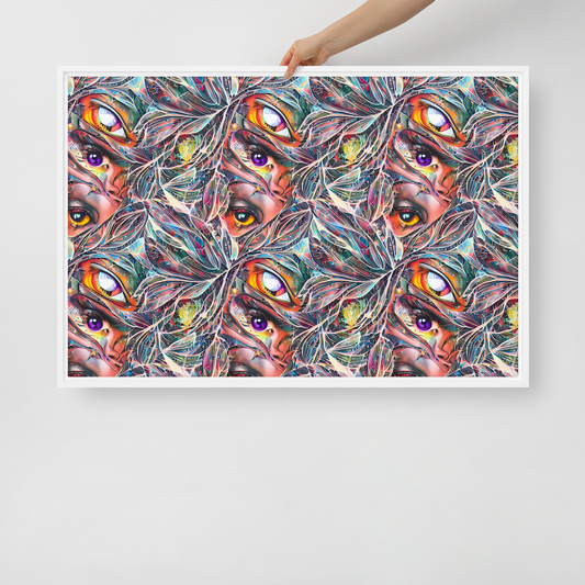 Framed Canvas - Prismatic Reverie