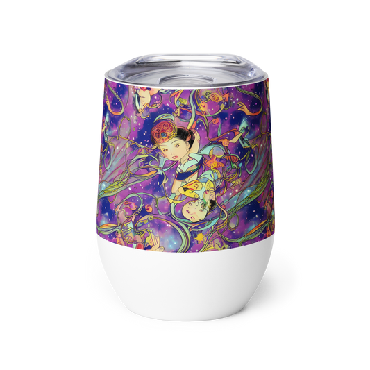 Wine Tumbler - Spiral of Stardust