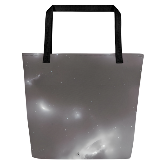 Large Tote Bag w/ Pocket - Silver Nebula