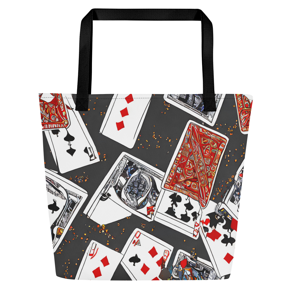 Large Tote Bag w/ Pocket - Decked Out Dreams