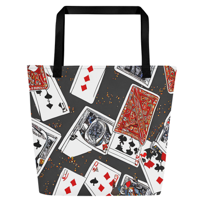 Large Tote Bag w/ Pocket - Decked Out Dreams