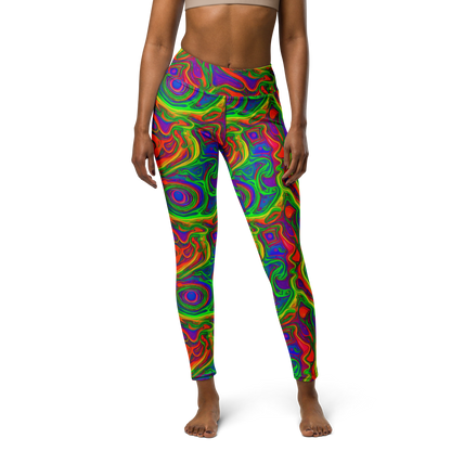 Yoga Leggings - Psychedelic Waves