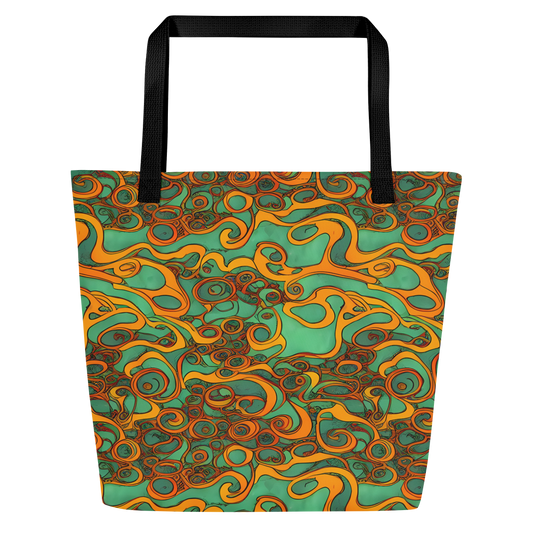 Large Tote Bag w/ Pocket - Nebula Nodes