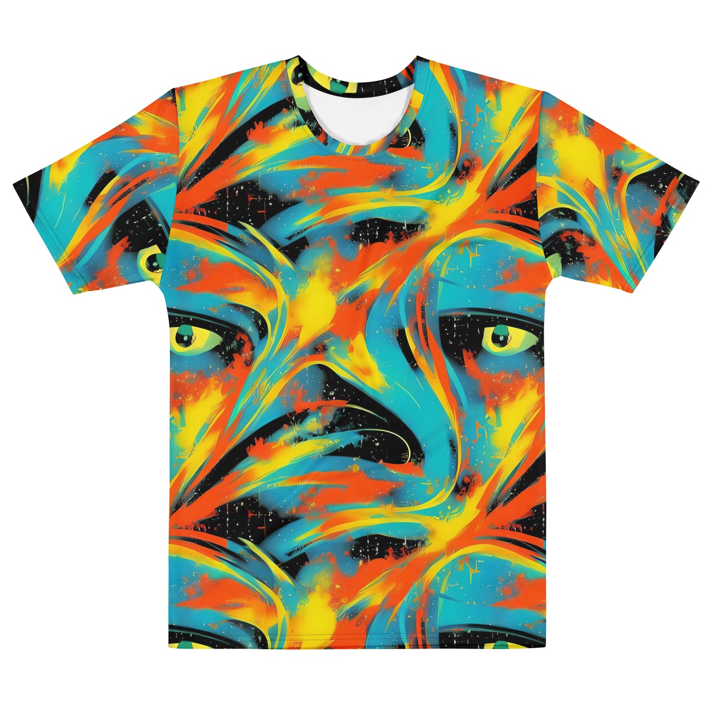 Men's Crew Neck T-Shirt - Solar Swoosh