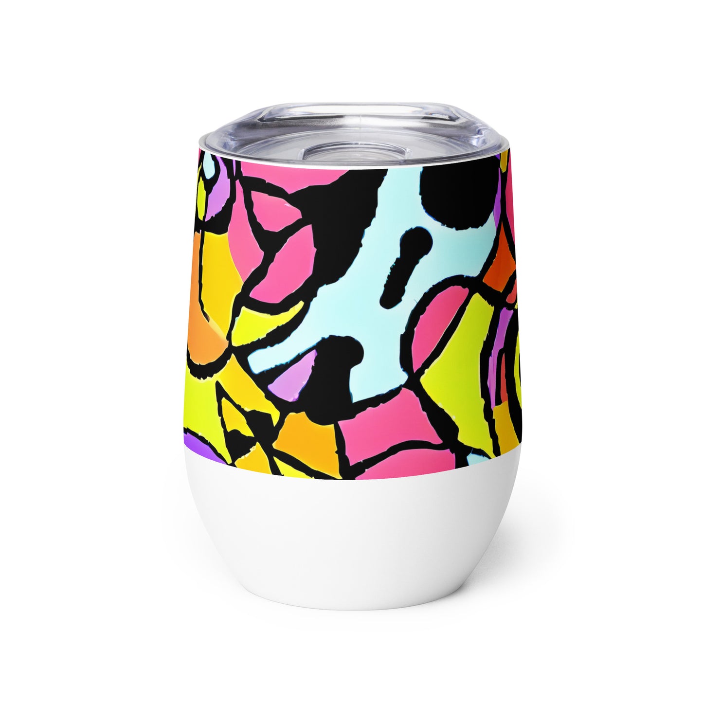 Wine Tumbler - Spirals of Joy