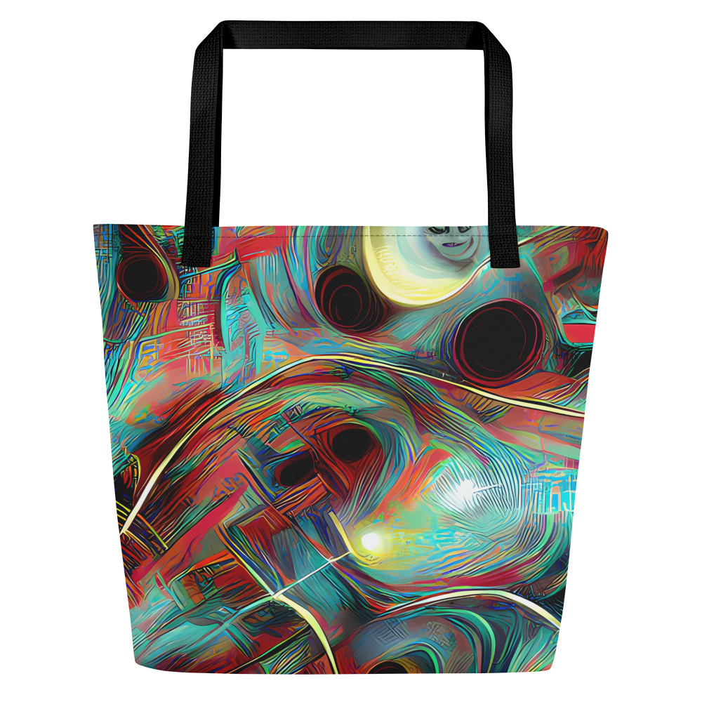 Large Tote Bag w/ Pocket - Dreamwave