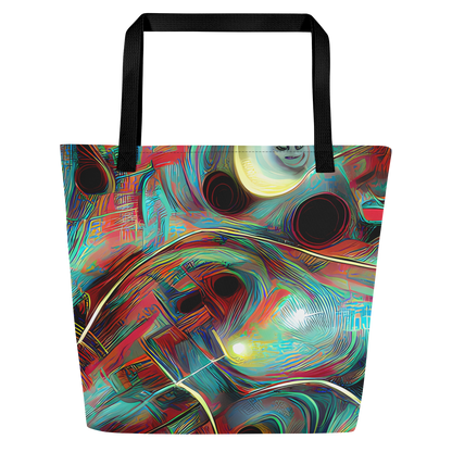 Large Tote Bag w/ Pocket - Dreamwave