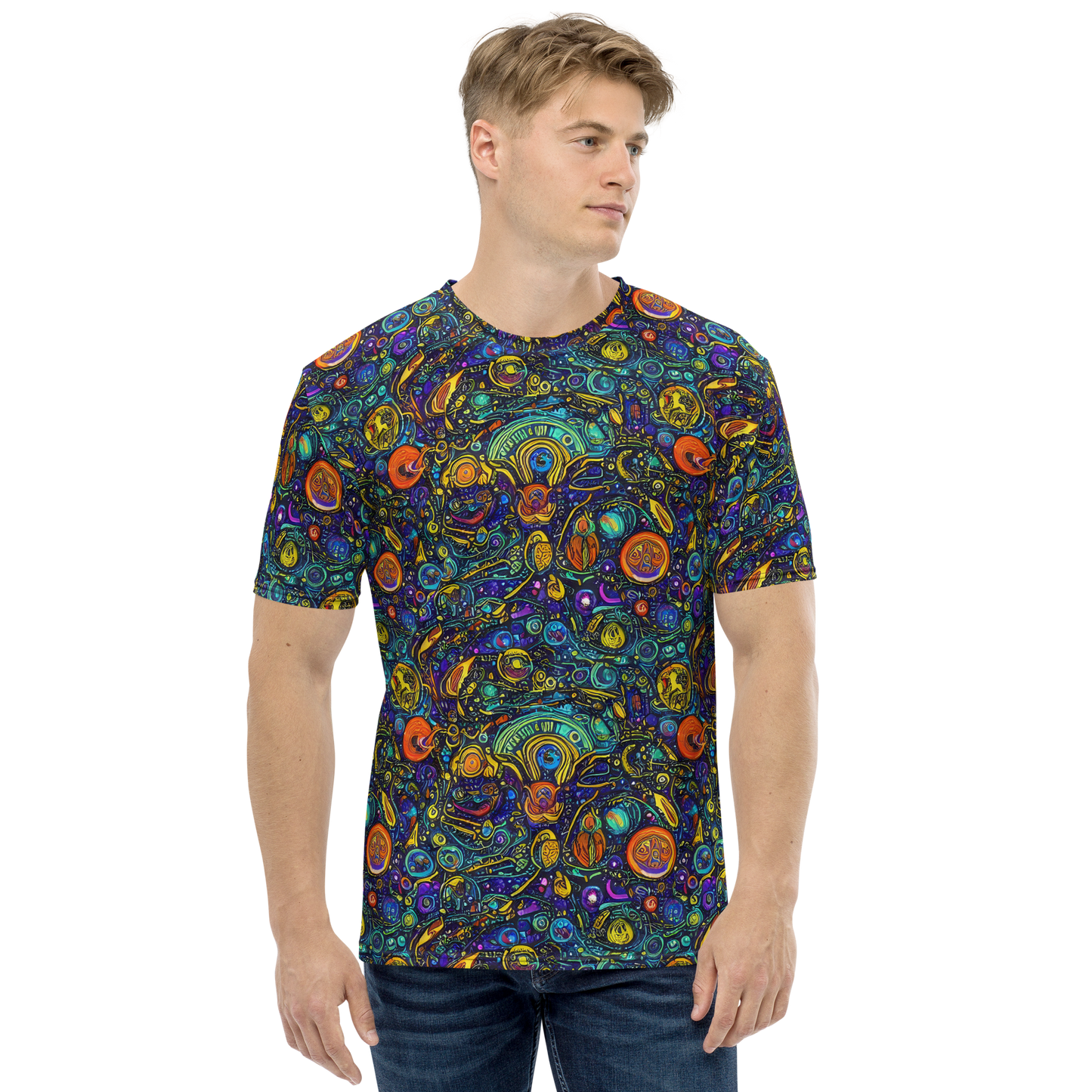 Men's Crew Neck T-Shirt - Vasnetsov Vortex