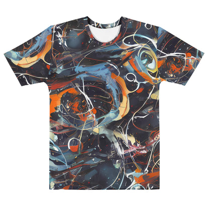 Men's Crew Neck T-Shirt - Neo-Splash Labyrinth