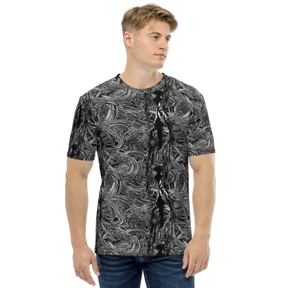 Men's Crew Neck T-Shirt - Mesmeric Tangles