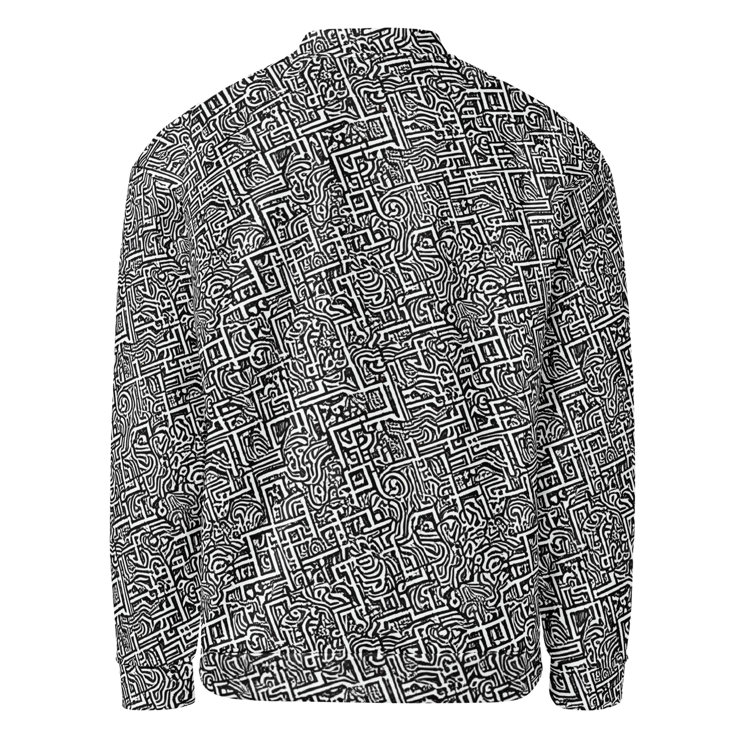 Bomber Jacket - Monochrome Doodles