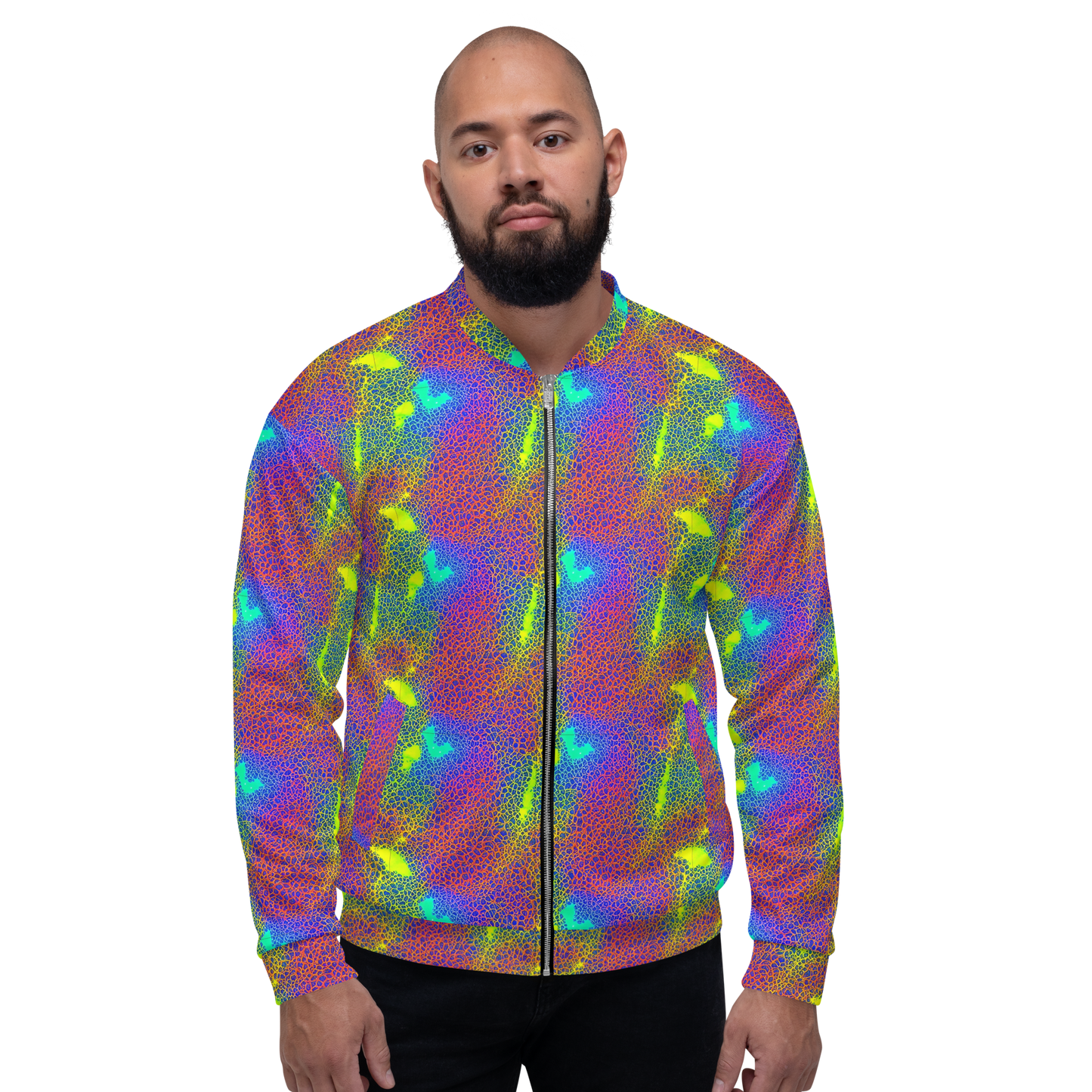 Bomber Jacket - Prismatic Web