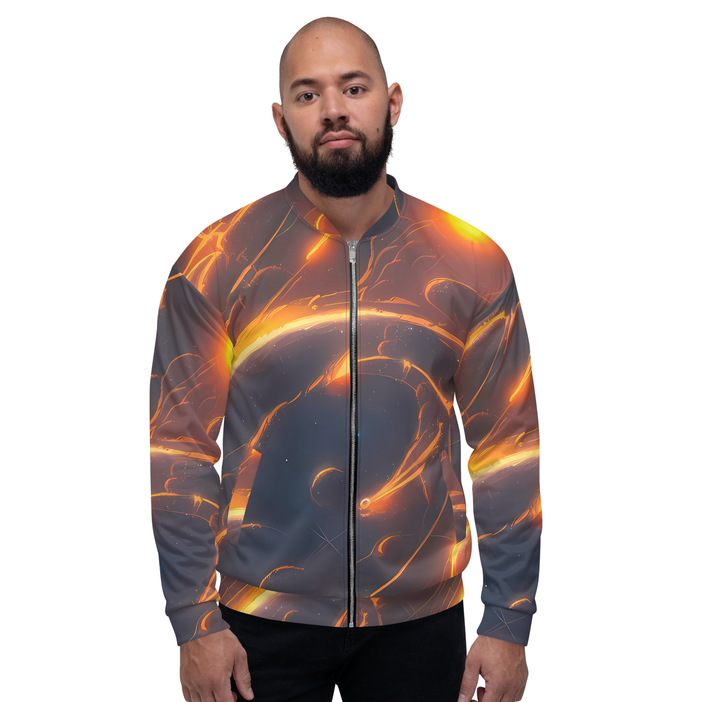 Bomber Jacket - Inferno Spirals