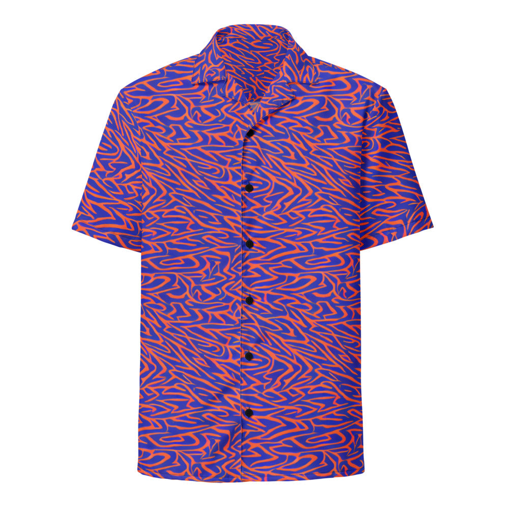 Button Shirt - Sapphire Swirl