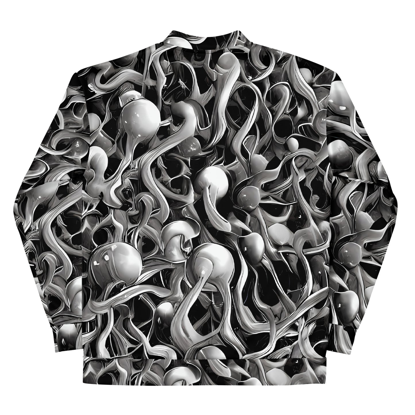 Bomber Jacket - Fluid Monochrome