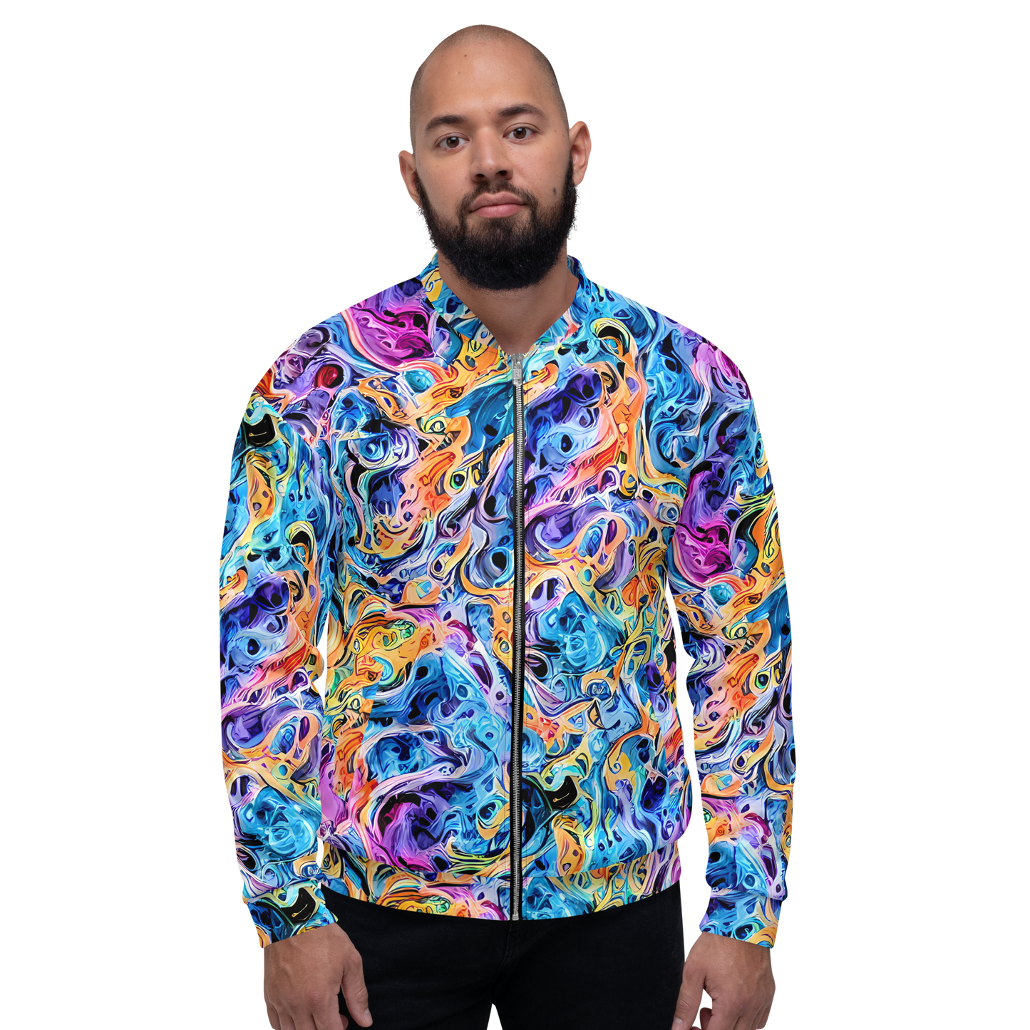 Bomber Jacket - Rococo Vortex