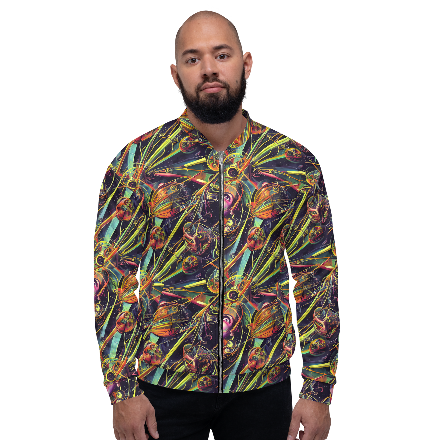 Bomber Jacket - Psychedelic Deep Space
