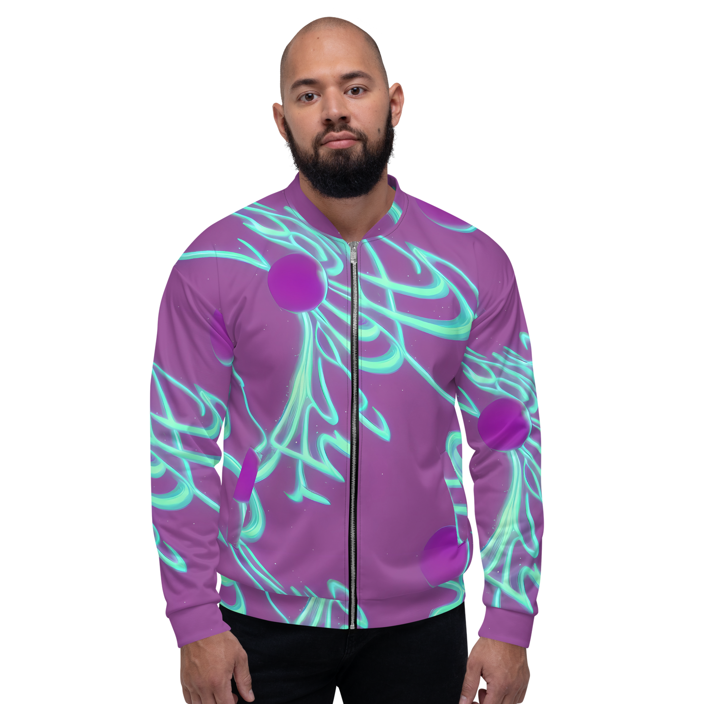 Bomber Jacket - Neon Drift