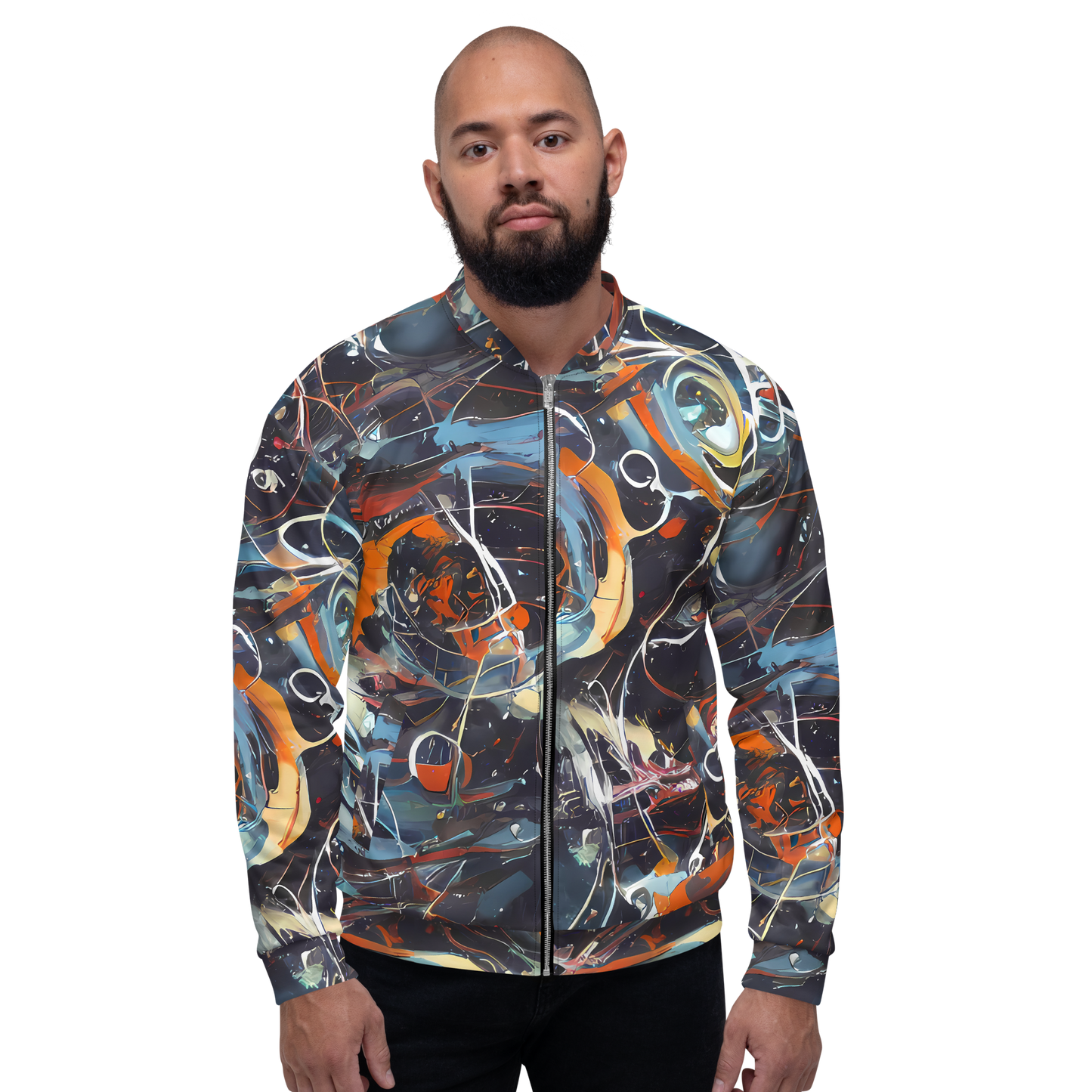 Bomber Jacket - Neo-Splash Labyrinth