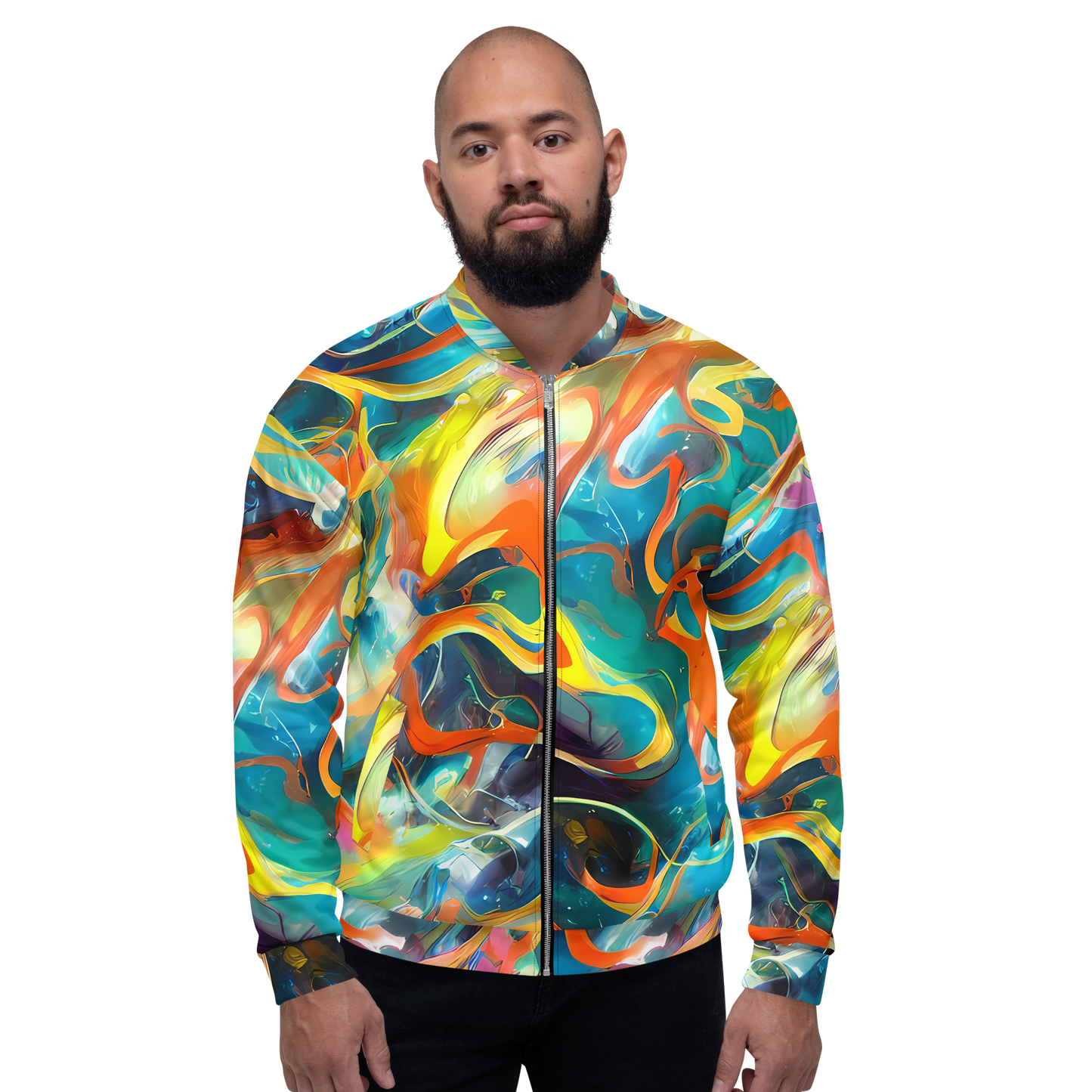 Bomber Jacket - Cecily’S Swirl