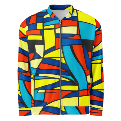 Bomber Jacket - Neon Fractals