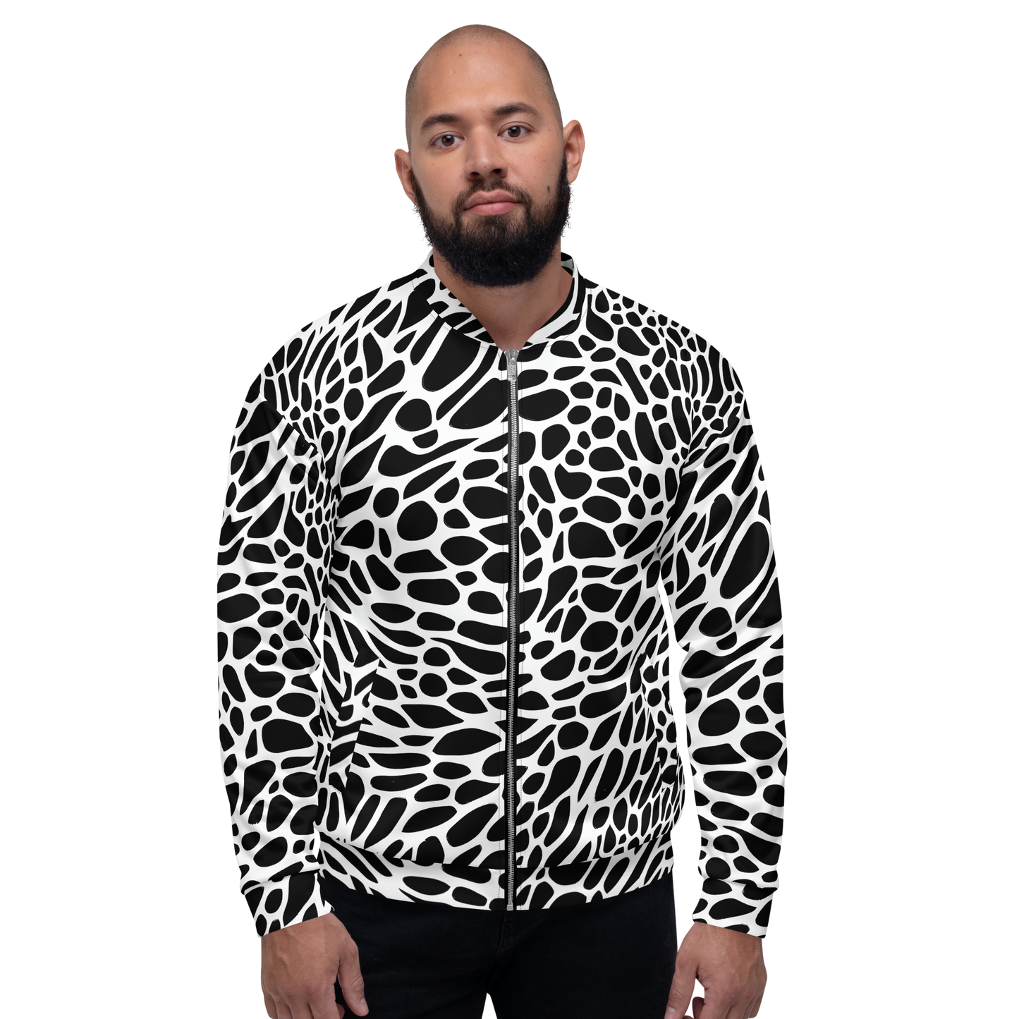 Bomber Jacket - Monochrome Mystique