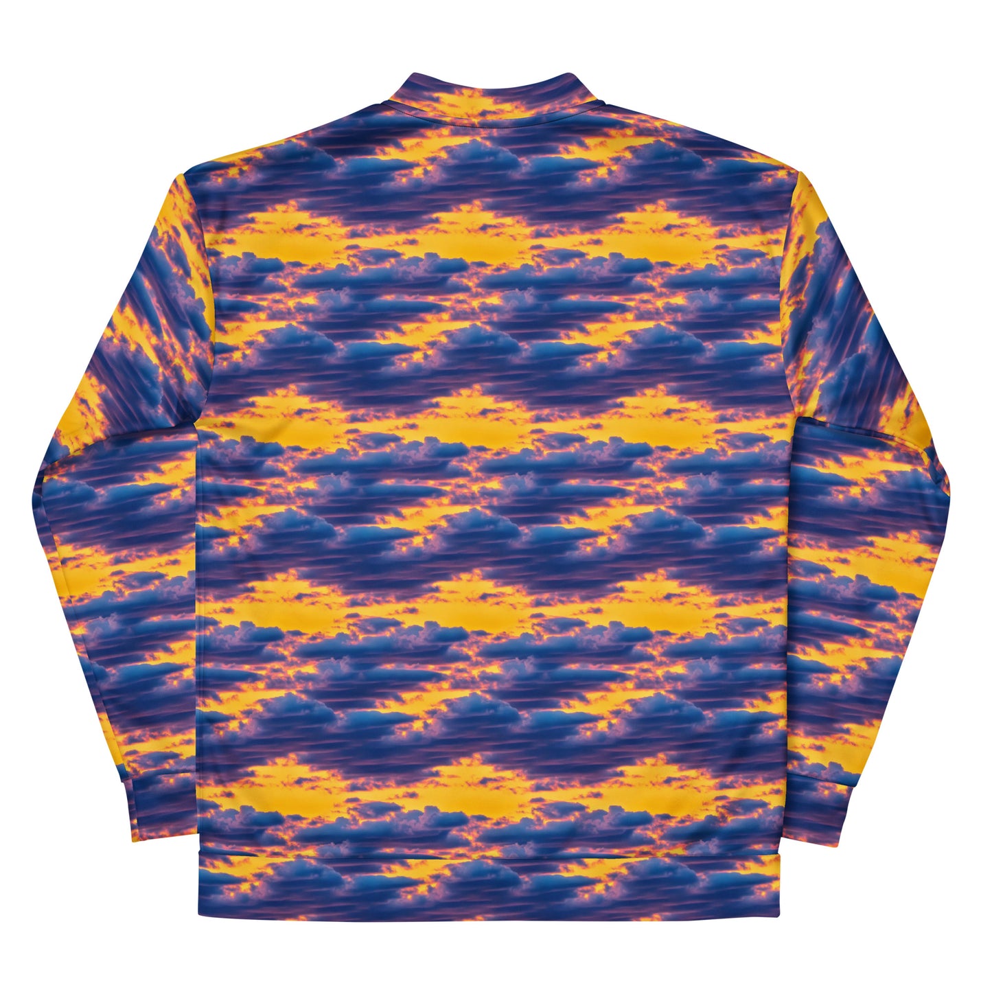 Bomber Jacket - Aubergine Clouds