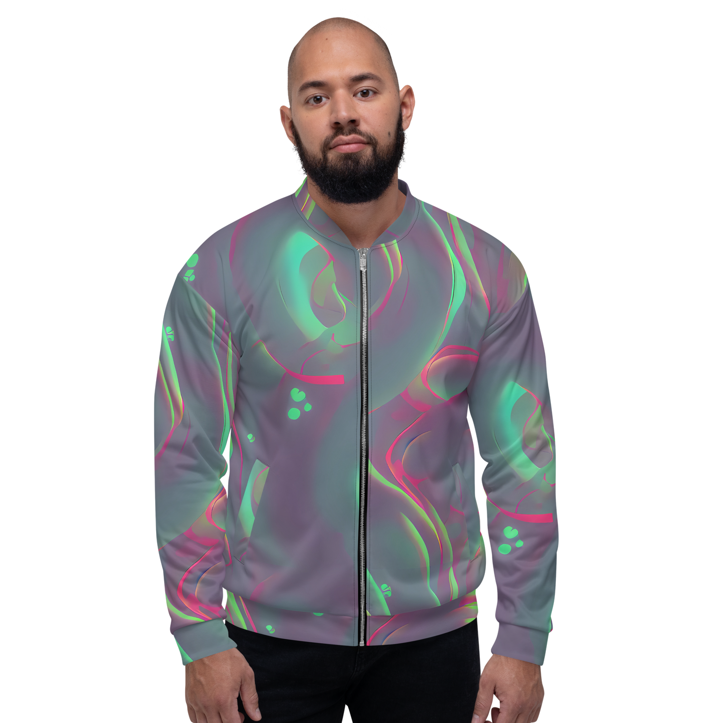 Bomber Jacket - Neon Whisper