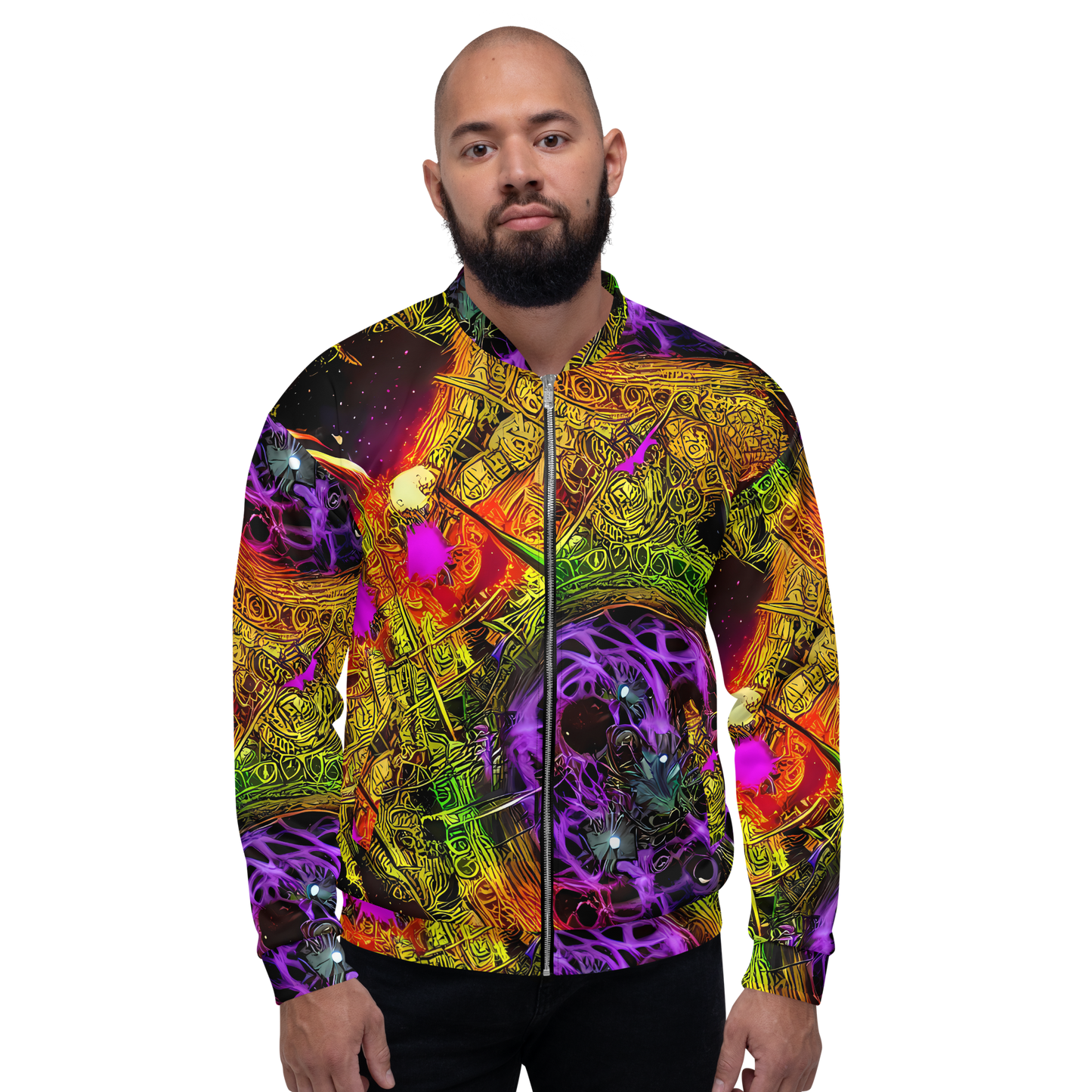 Bomber Jacket - Neon Glyphworks