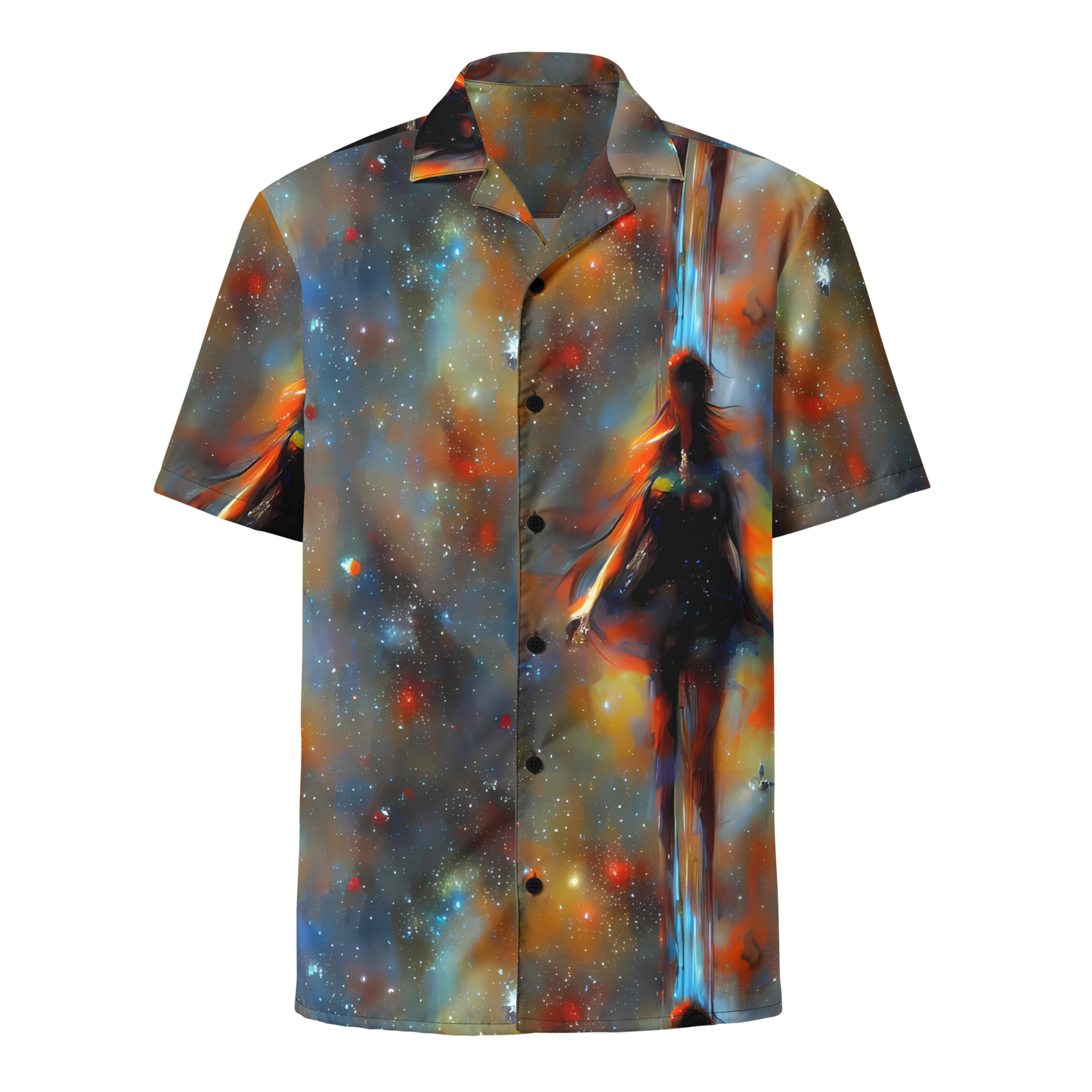 Button Shirt - Brush Nebula