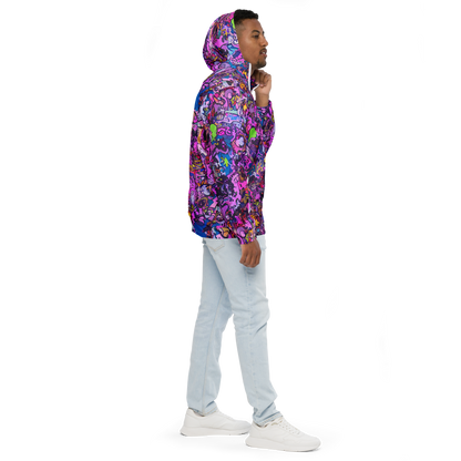 Men's Windbreaker - Chromatic Frenzy