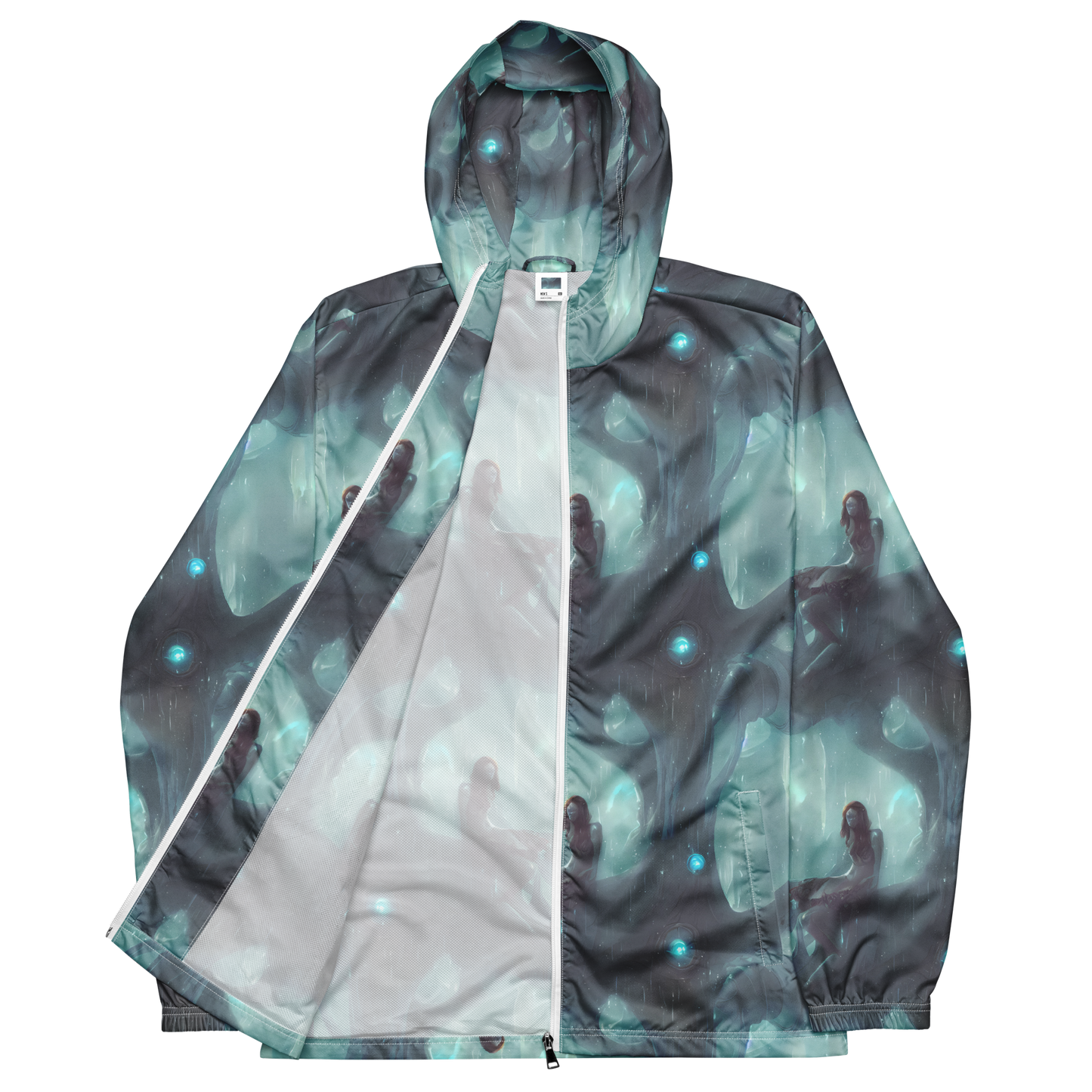 Men's Windbreaker - Liquid Serenity