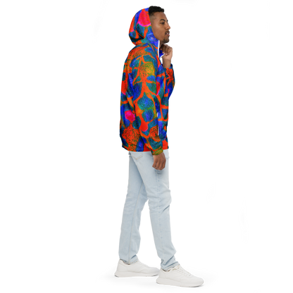 Men's Windbreaker - Vibrant Mosaic