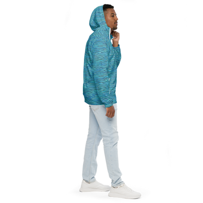 Men's Windbreaker - Aqua Drift