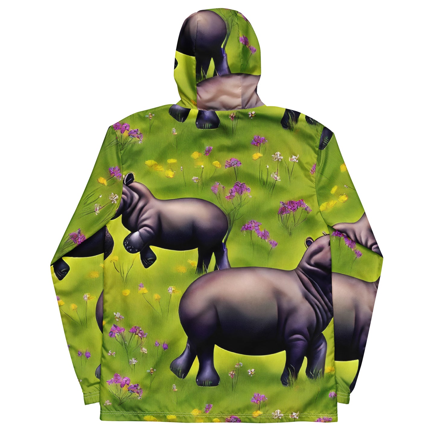 Men's Windbreaker - Verdant Safari