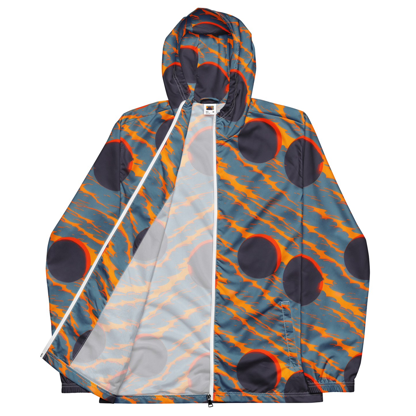 Men's Windbreaker - Flames of Gravity