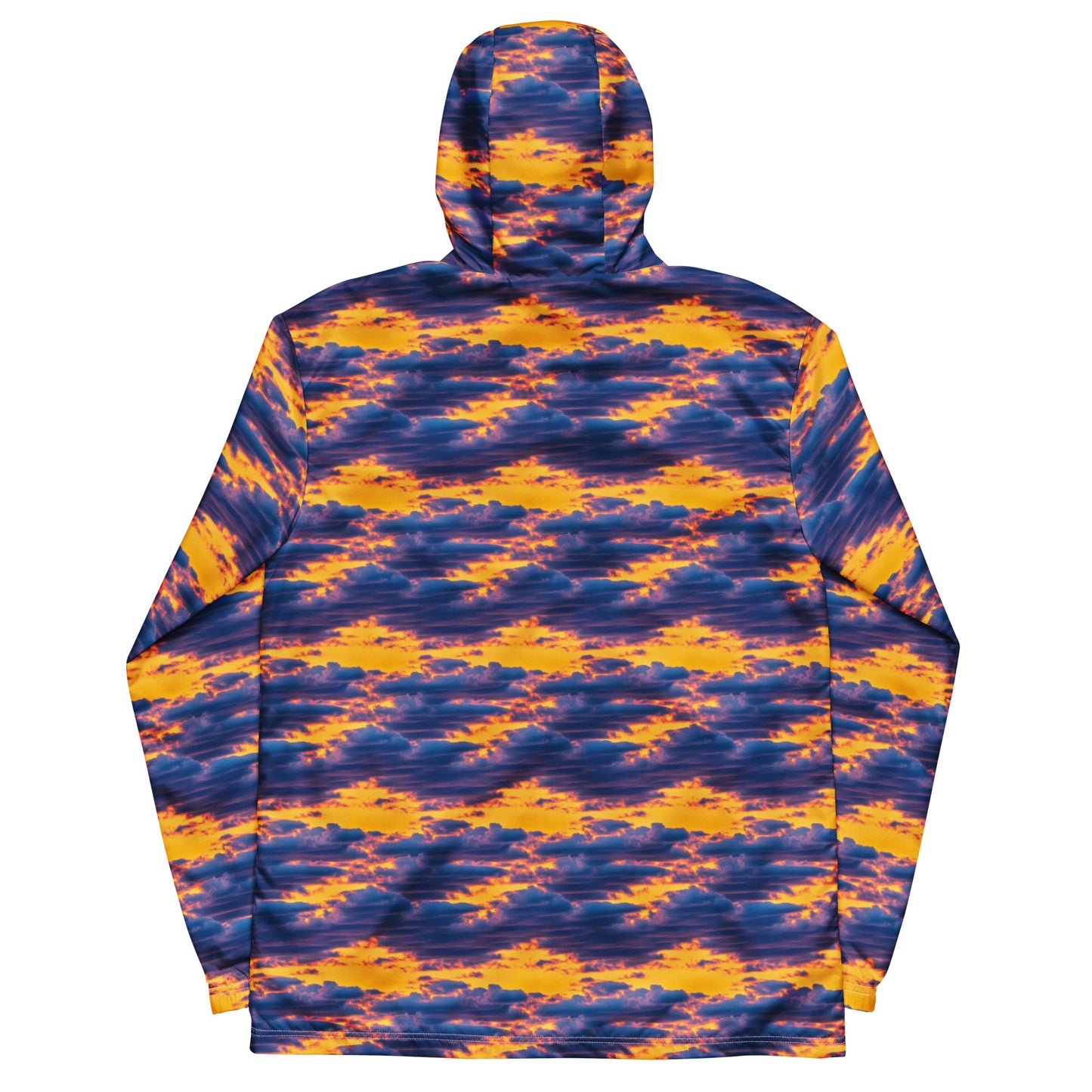 Men's Windbreaker - Aubergine Clouds