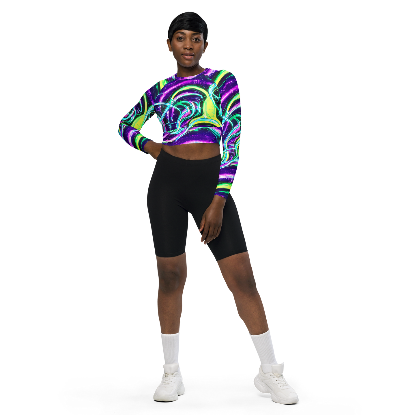 Long Sleeve Crop Top - Quesnel's Vortex