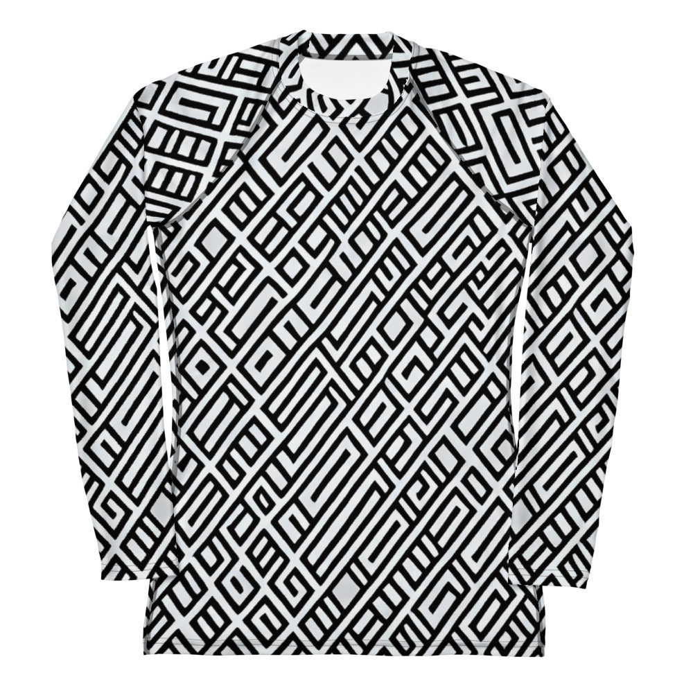 Women's Rash Guard - Fashionable, Psychedelic Deep Space, Howard Butterworth, Francois Bocion