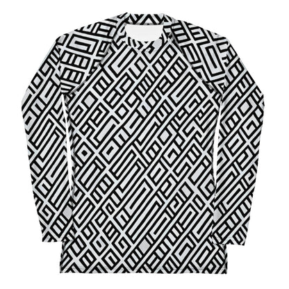 Women's Rash Guard - Fashionable, Psychedelic Deep Space, Howard Butterworth, Francois Bocion