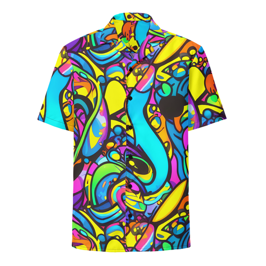 Button Shirt - Kaleidoscopic Flow