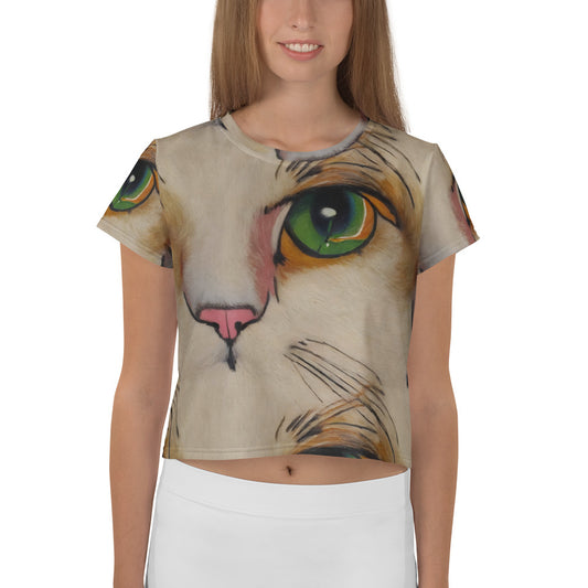 Crop Tee - Emerald Gaze