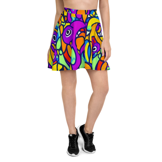 Skater Skirt - Kaleido Fish