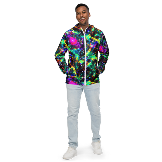 Men's Windbreaker - Blythe Nebula