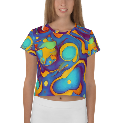 Women's Crop Tee - Pelton Swirl