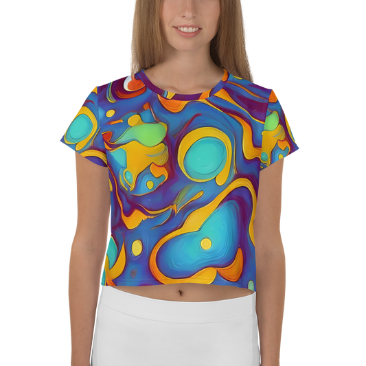 Women's Crop Tee - Pelton Swirl