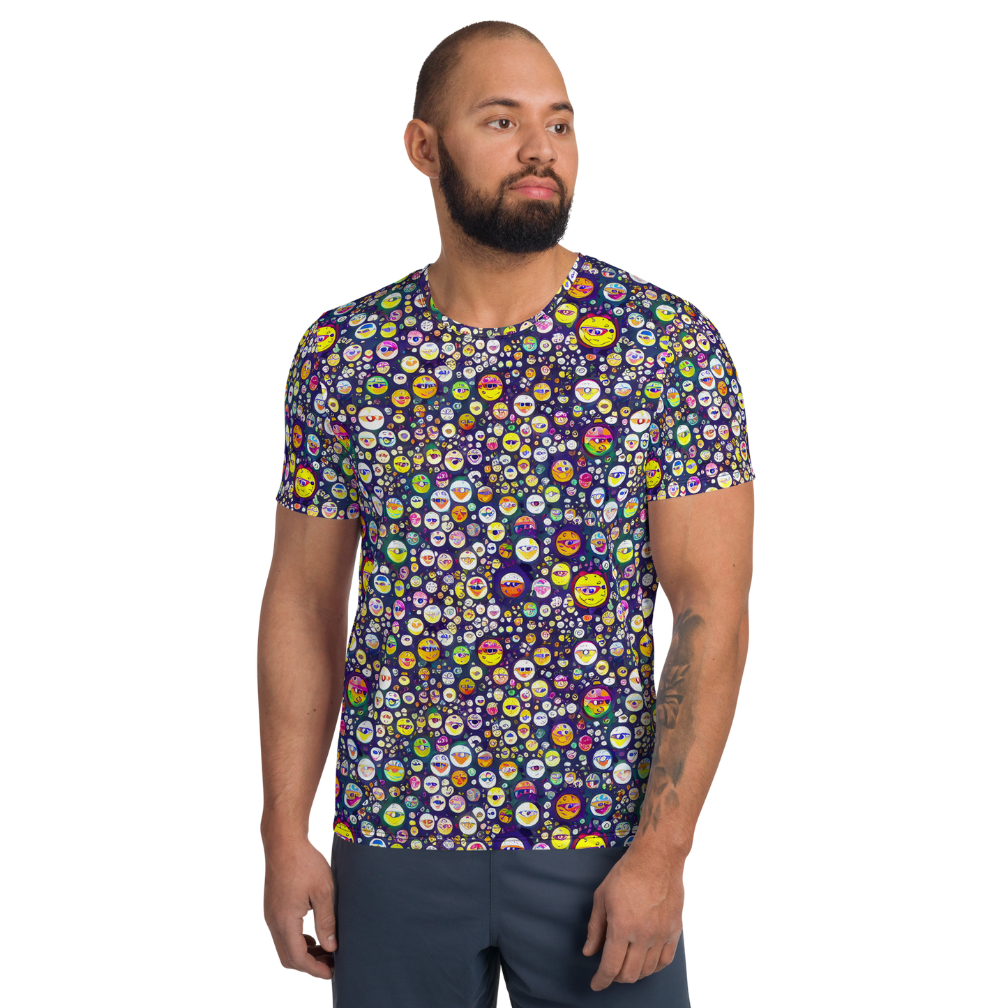 Men's Athletic T-Shirt - Whimsical Eyescape