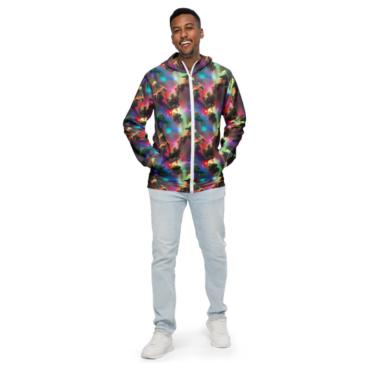 Men's Windbreaker - Nebula Dreams